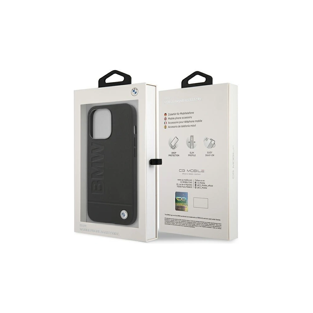 Hurtownia GSM - Etui BMW BMHCP13XSLLBK Apple iPhone 13 Pro Max czarny/black hardcase Signature Logo Imprint - BMW219BLK - {ean13} - Hurt