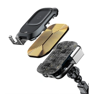 Uchwyt samochodowy z ładowarką indukcyjną Baseus Intelligent Auto Lock Dashboard