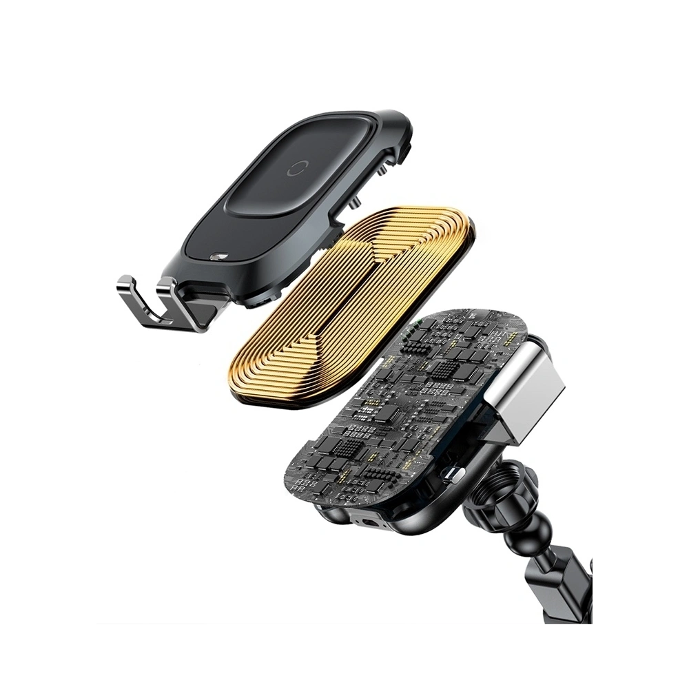 Hurtownia GSM - Upevnění do auta s indukční nabíječkou Baseus Intelligent Auto Lock Dashboard - BSU049 - {ean13} - Hurt