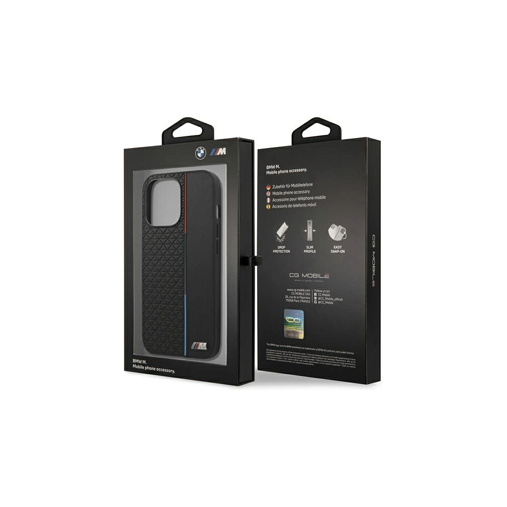 Hurtownia GSM - Etui BMW BMHCP13XTRTBK Apple iPhone 13 Pro Max czarny/black hardcase M Collection Triangles - BMW220BLK - {ean13} - Hurt