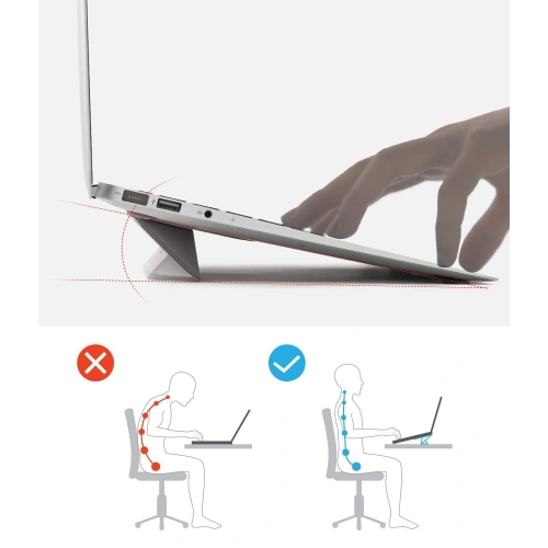 Podstawka do laptopa Ringke Laptop Stand Gray