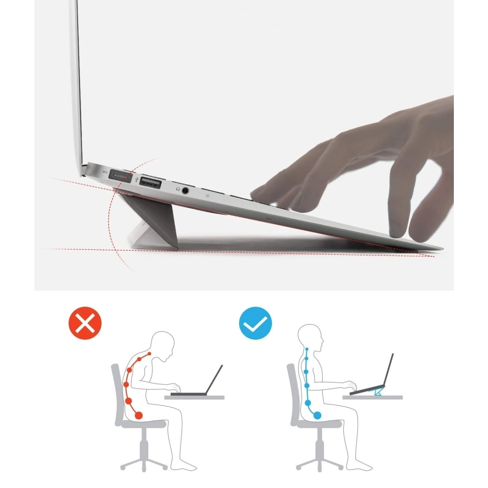 Hurtownia GSM - Podstavec na laptop Ringke Laptop Stand Gray - RGK818GRY - {ean13} - Hurt