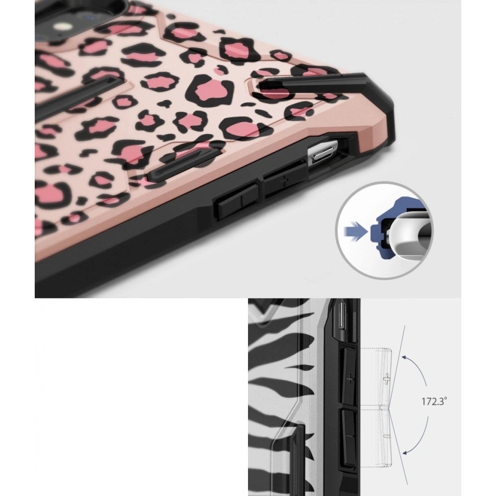 Hurtownia GSM - Etui Ringke Dual-X Design iPhone XS Max 6.5 Camo (Moro) Black - RGK820MOB - {ean13} - Hurt