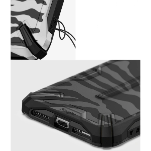 Etui Ringke Dual-X Design iPhone XS Max 6.5 Camo (Moro) Black