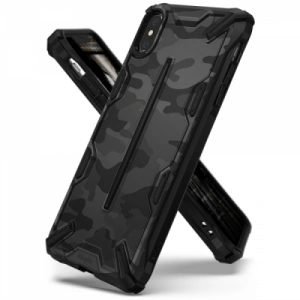 Etui Ringke Dual-X Design iPhone XS Max 6.5 Camo (Moro) Black