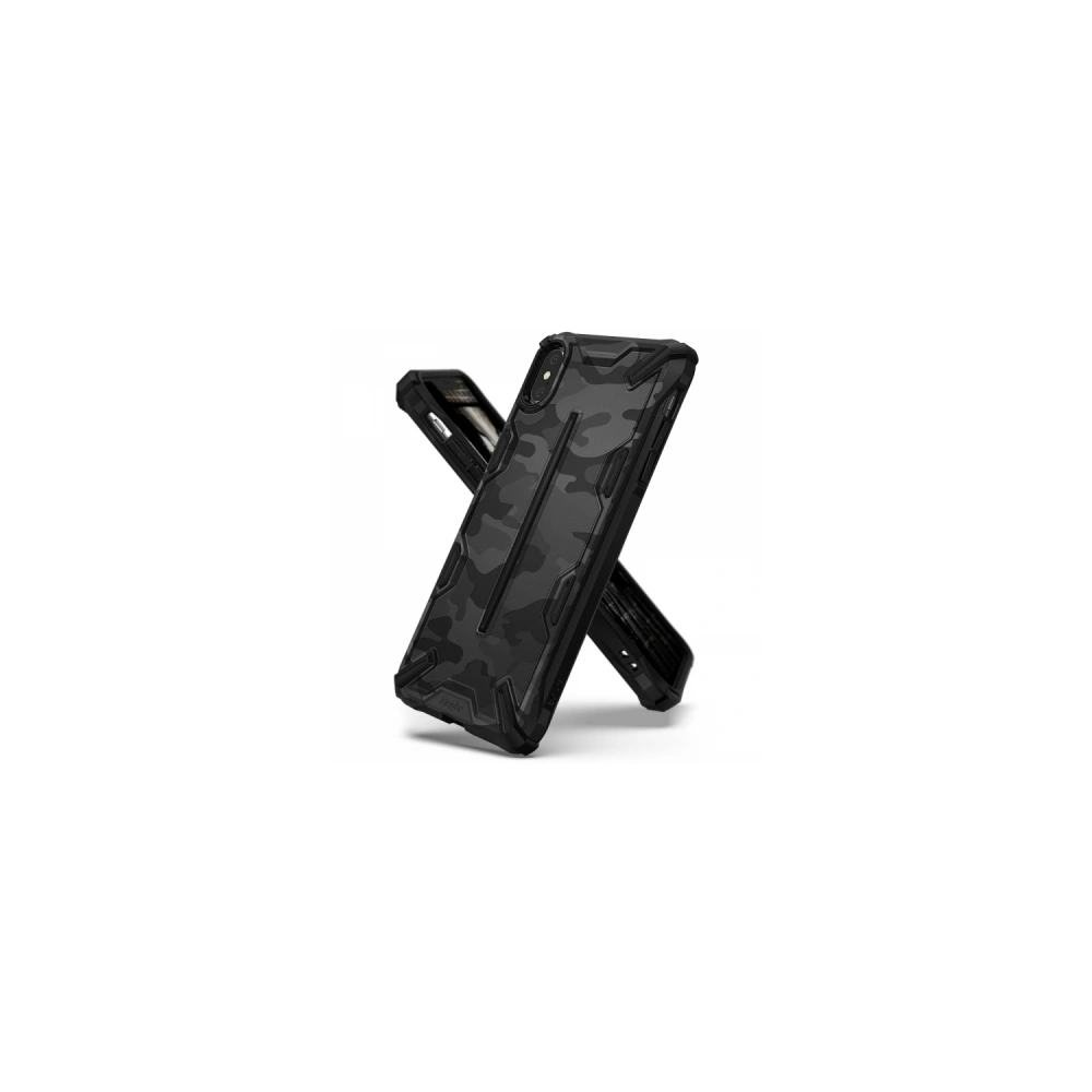 Hurtownia GSM - Etui Ringke Dual-X Design iPhone XS Max 6.5 Camo (Moro) Black - RGK820MOB - {ean13} - Hurt