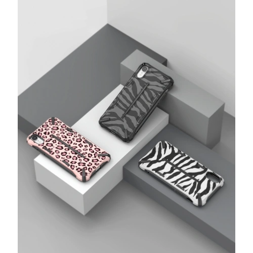 Etui Ringke Dual-X Design iPhone XR 6.1 Camo (Moro) Black