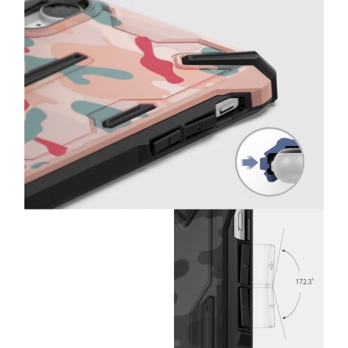 Etui Ringke Dual-X Design iPhone XR 6.1 Camo (Moro) Black