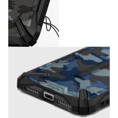 Etui Ringke Dual-X Design iPhone XR 6.1 Camo (Moro) Black