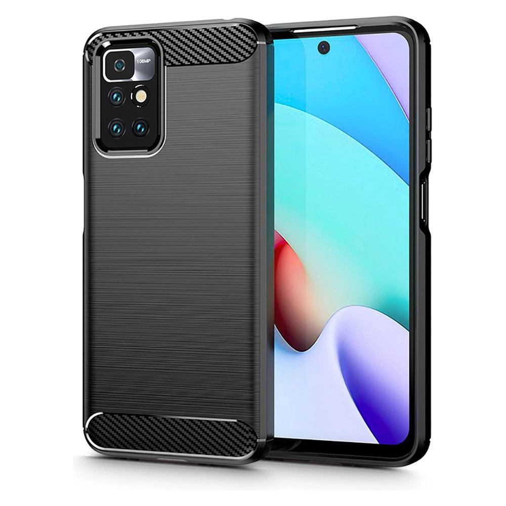 Hurtownia GSM - Etui Tech-Protect TPUCarbon Redmi 10 černé - THP662BLK - {ean13} - Hurt