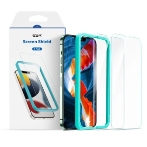 Szkło hartowane ESR Screen Shield Apple iPhone 16e / 14 / 13 / 13 Pro Clear [2 PACK]