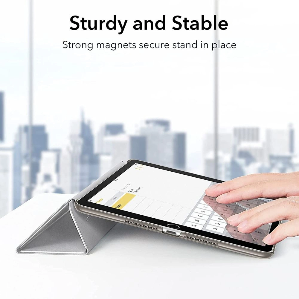 Hurtownia GSM - Etui ESR Ascend Trifold Apple iPad 10.2 2019/2020/2021 (7., 8. i 9. generacji) Silver Grey - ESR402SLVGRY - {ean13} - Hurt
