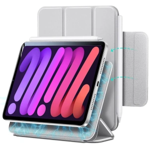 Hurtownia GSM - Etui ESR Rebound Magnetic Apple iPad mini 2021 (6. generáció) / iPad mini 8.3" 2024 7gen Ezüst szürke - ESR403SLVGRY - {ean13} - Hurt