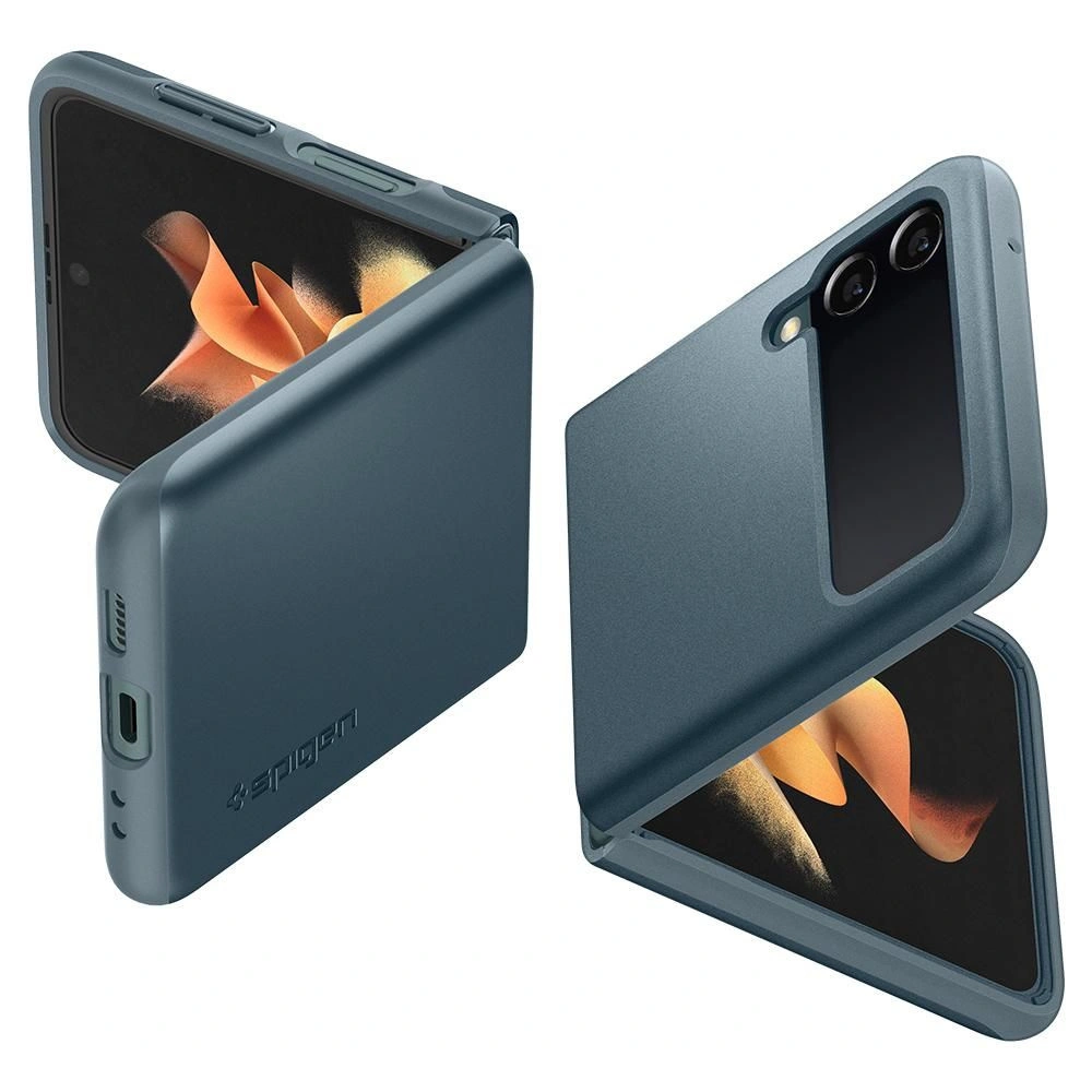 Hurtownia GSM - Etui Spigen Thin Fit Samsung Galaxy Z Flip 3 Lesklá Zelená - SPN1885GRN - {ean13} - Hurt