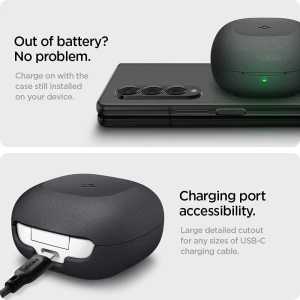 Wholesale Case Spigen Geo Fit Samsung Galaxy Buds 2/Live/Pro Graphite Grey - SPN1887GRPGRE - {ean13} - Hurt