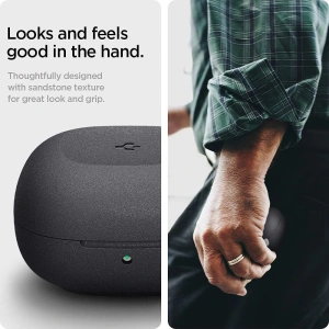 Wholesale Case Spigen Geo Fit Samsung Galaxy Buds 2/Live/Pro Graphite Grey - SPN1887GRPGRE - {ean13} - Hurt