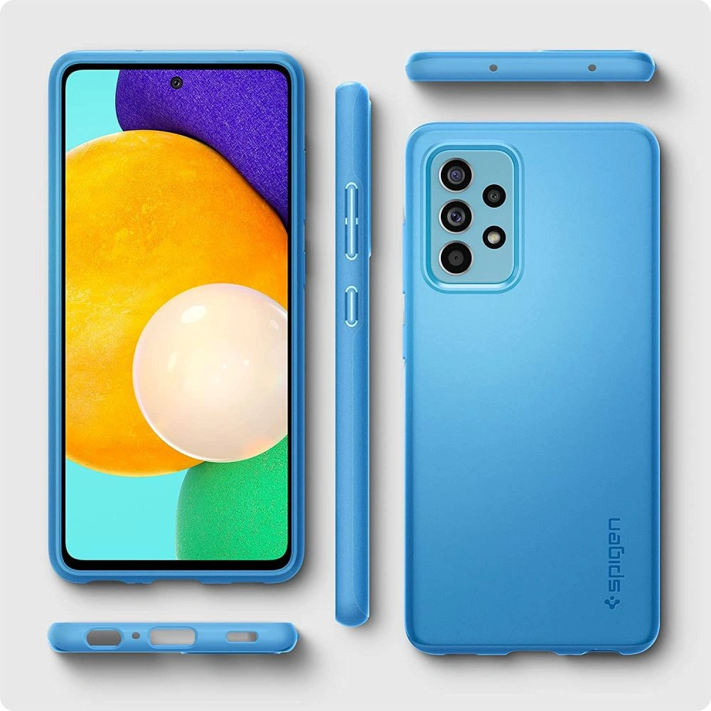 Wholesale Case Spigen Thin Fit Samsung Galaxy A52/A52s Awesome Blue - SPN1888BLU - {ean13} - Hurt