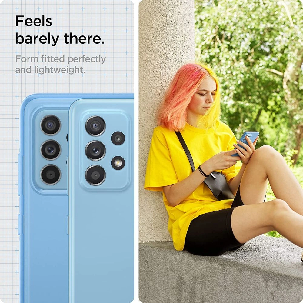 Hurtownia GSM - Etui Spigen Thin Fit Samsung Galaxy A52/A52s Úžasná modrá - SPN1888BLU - {ean13} - Hurt