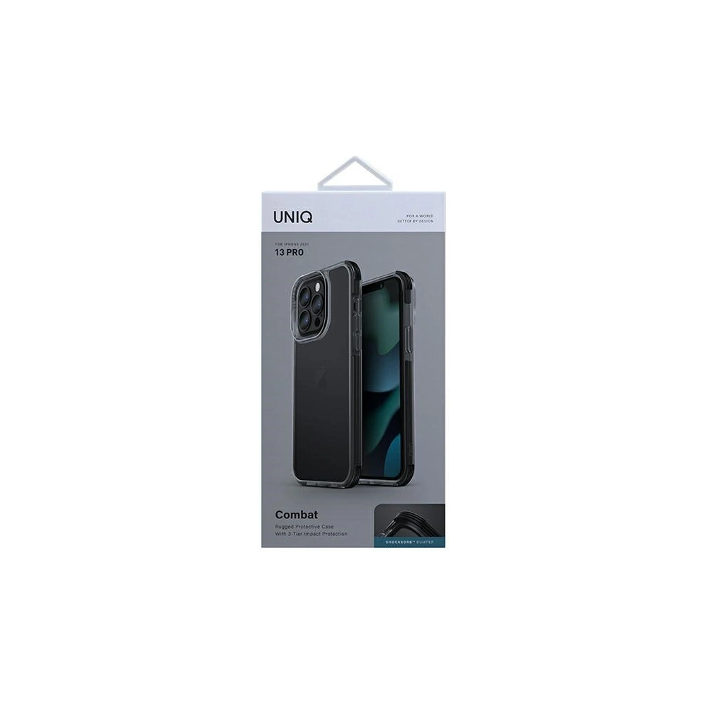 Hurtownia GSM - Etui UNIQ Combat Apple iPhone 13 Pro czarny/carbon black - UNIQ427BLK - {ean13} - Hurt