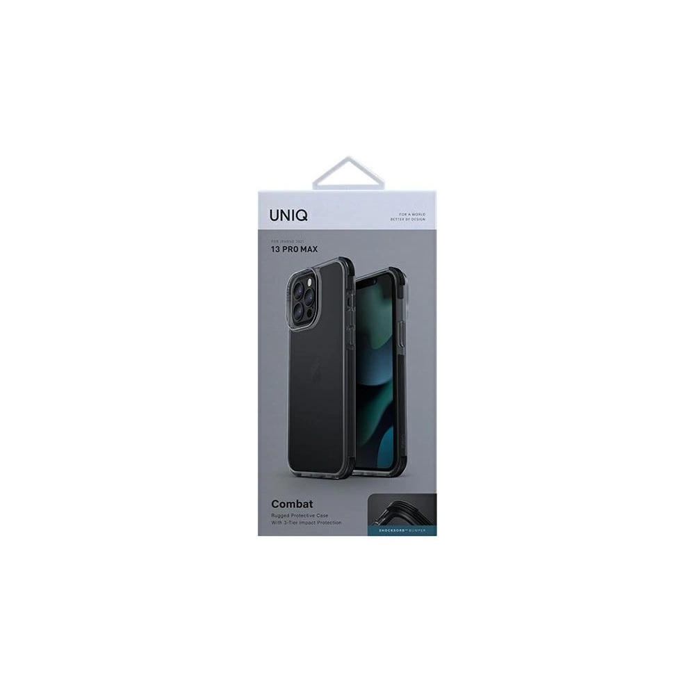 Wholesale UNIQ Combat Apple iPhone 13 Pro Max carbon black - UNIQ429BLK - {ean13} - Hurt