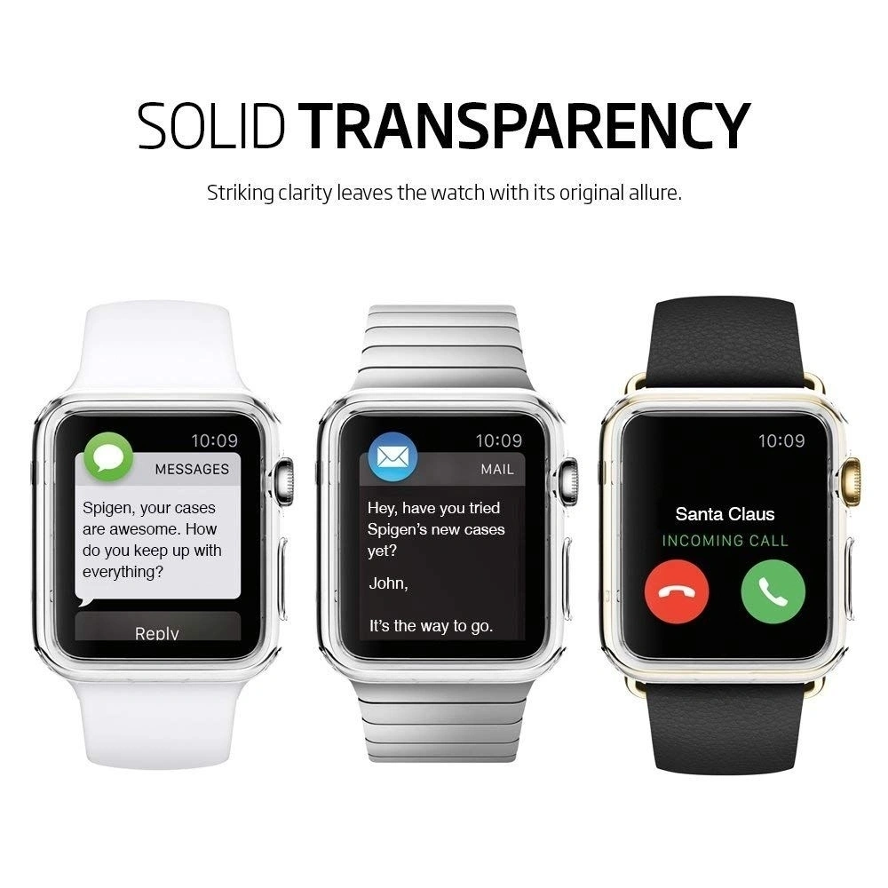 Hurtownia GSM - Etui Spigen Liquid Crystal Apple Watch 4/5/6/7/8/9/SE 44/45mm Čiré - SPN221CL - {ean13} - Hurt