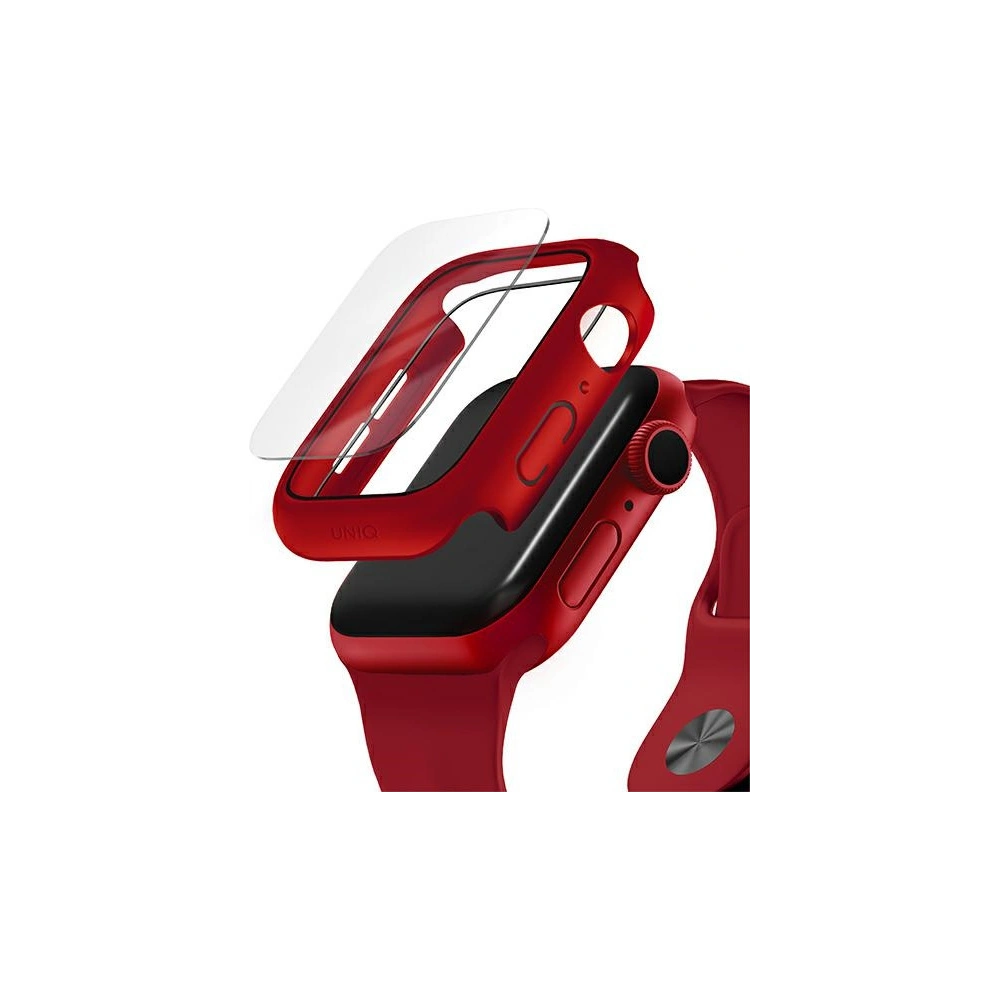 Hurtownia GSM - Etui UNIQ Nautic Apple Watch 4/5/6/7/8/9/SE 44/45mm červený/red - UNIQ448RED - {ean13} - Hurt