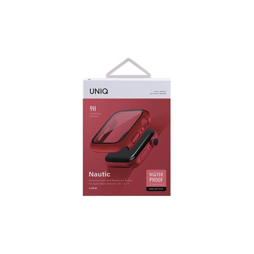 Hurtownia GSM - Etui UNIQ Nautic Apple Watch 4/5/6/7/8/9/SE 44/45mm červený/red - UNIQ448RED - {ean13} - Hurt