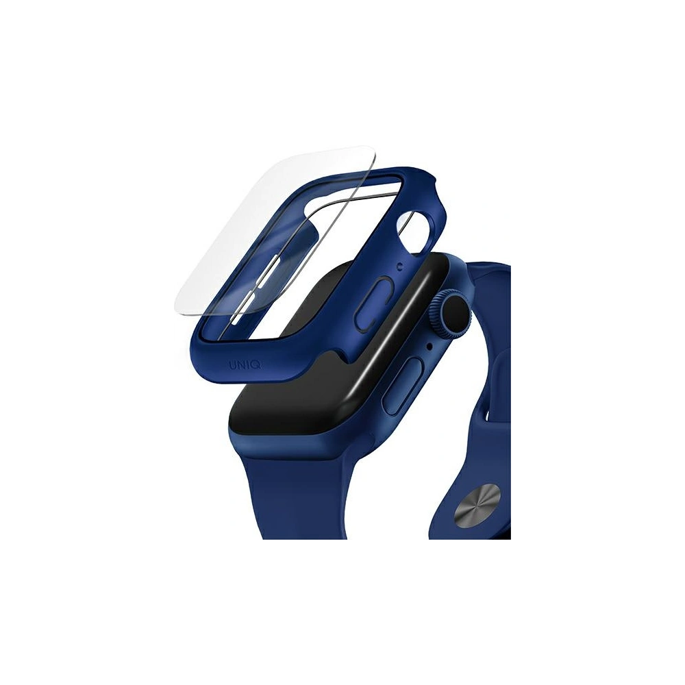 Hurtownia GSM - Etui UNIQ Nautic Apple Watch 4/5/6/7/8/9/SE 44/45mm modrý/blue - UNIQ449BLU - {ean13} - Hurt