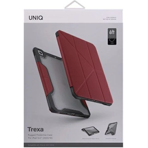 Wholesale UNIQ Trexa Apple iPad 10.2 2021/2020/2019 7, 8, 9 Gen Antimicrobial red - UNIQ451RED - {ean13} - Hurt
