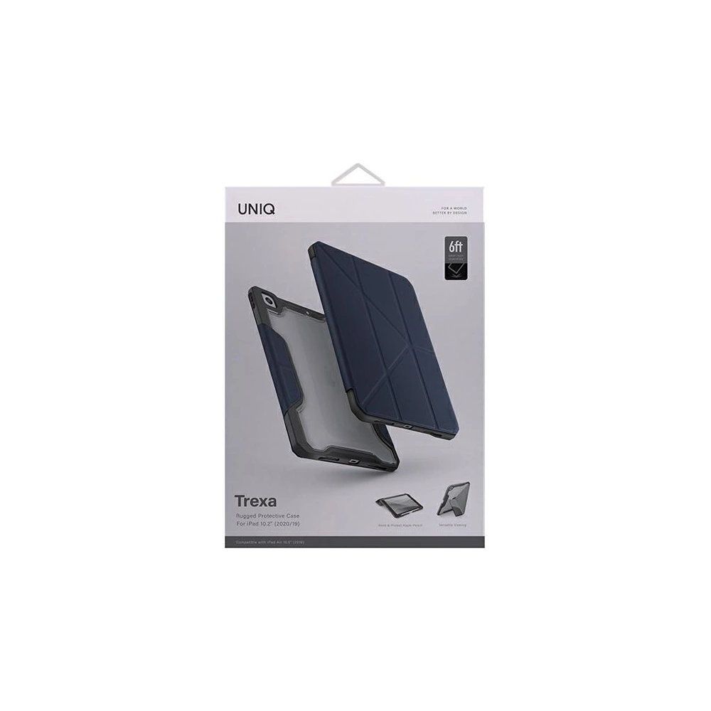 Hurtownia GSM - Etui UNIQ Trexa Apple iPad 10.2 2019/2020/2021 (7., 8. a 9. generace) Antimicrobial modrý/blue - UNIQ452BLU - {ean13} - Hurt