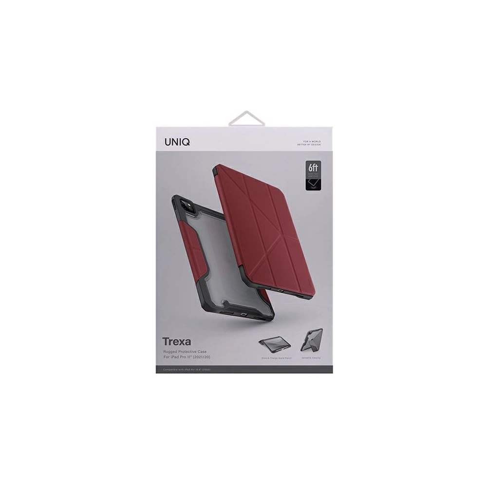 Hurtownia GSM - Etui UNIQ Trexa Apple iPad Pro 11 2020/2021 (2. a 3. generace) Antimicrobial červený/red - UNIQ454RED - {ean13} - Hurt