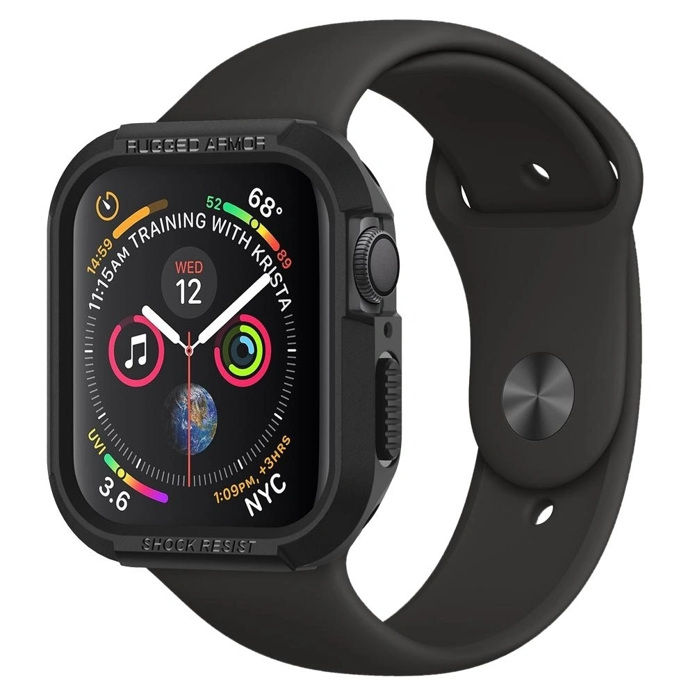 Hurtownia GSM - Etui Spigen Rugged Armor Apple Watch 4/5/6/7/SE 40/41mm černé - SPN223BLK - {ean13} - Hurt
