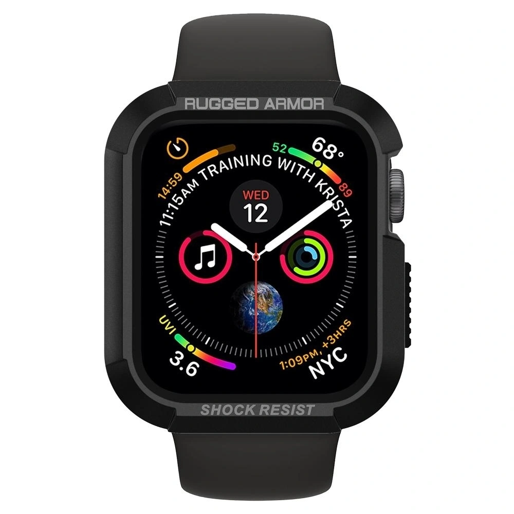 Hurtownia GSM - Etui Spigen Rugged Armor Apple Watch 4/5/6/7/SE 40/41mm černé - SPN223BLK - {ean13} - Hurt
