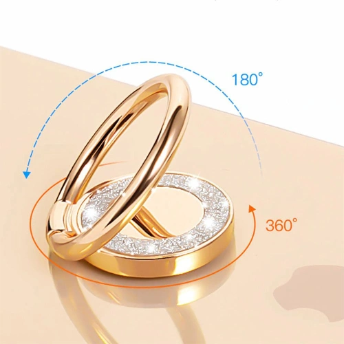 Uchwyt na palce Tech-Protect Magnetic Phone Ring Glitter Gold