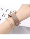 Hurtownia GSM - Bransoleta Tech-Protect Thin Milanese Apple Watch 4/5/6/7/SE 40/41mm Blush Gold - THP669BLUGLD - {ean13} - Hurt