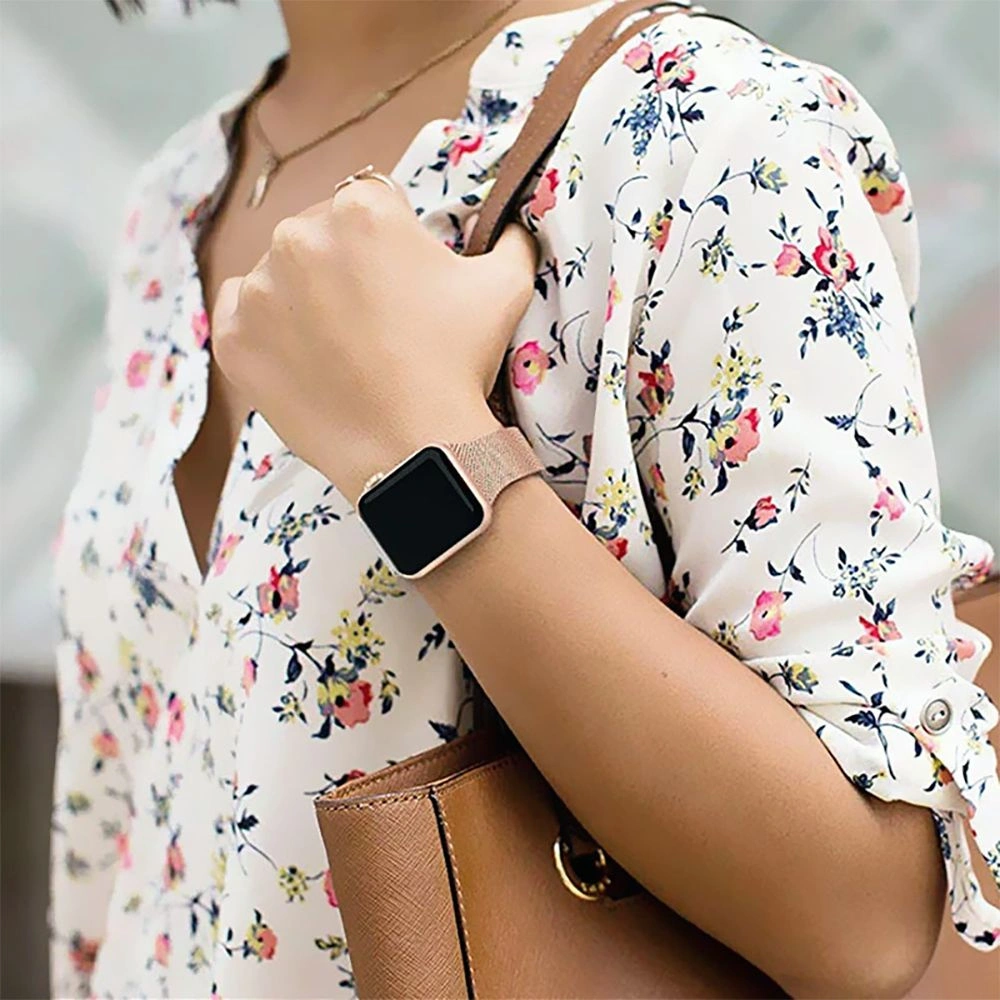 Hurtownia GSM - Náramek Tech-Protect Thin Milanese Apple Watch 4/5/6/7/SE 40/41mm Blush Gold - THP669BLUGLD - {ean13} - Hurt