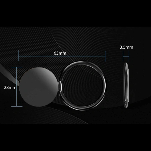 Uchwyt na palce Tech-Protect Magnetic Phone Ring Black