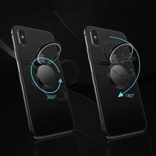 Uchwyt na palce Tech-Protect Magnetic Phone Ring Black