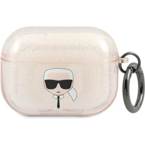 Hurtownia GSM - Etui Karl Lagerfeld KLAPUKHGD Apple AirPods Pro cover złoty/gold Glitter Karl`s Head - KLD653GLD - {ean13} - Hurt