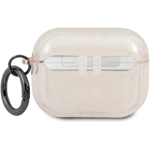 Hurtownia GSM - Etui Karl Lagerfeld KLAPUKHGD Apple AirPods Pro cover złoty/gold Glitter Karl`s Head - KLD653GLD - {ean13} - Hurt