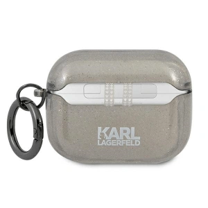 Hurtownia GSM - Etui Karl Lagerfeld KLAPUKHGK Apple AirPods Pro cover czarny/black Glitter Karl`s Head - KLD654BLK - {ean13} - Hurt