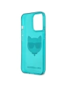 Hurtownia GSM - Etui Karl Lagerfeld KLHCP13LCHTRB Apple iPhone 13 Pro niebieski/blue hardcase Glitter Choupette Fluo - KLD657BLU - {ean13} - Hurt