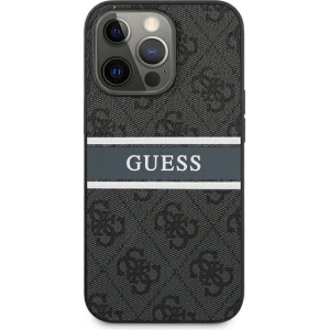 Etui Guess GUHCP13L4GDGR Apple iPhone 13 Pro szary/grey hardcase 4G Stripe