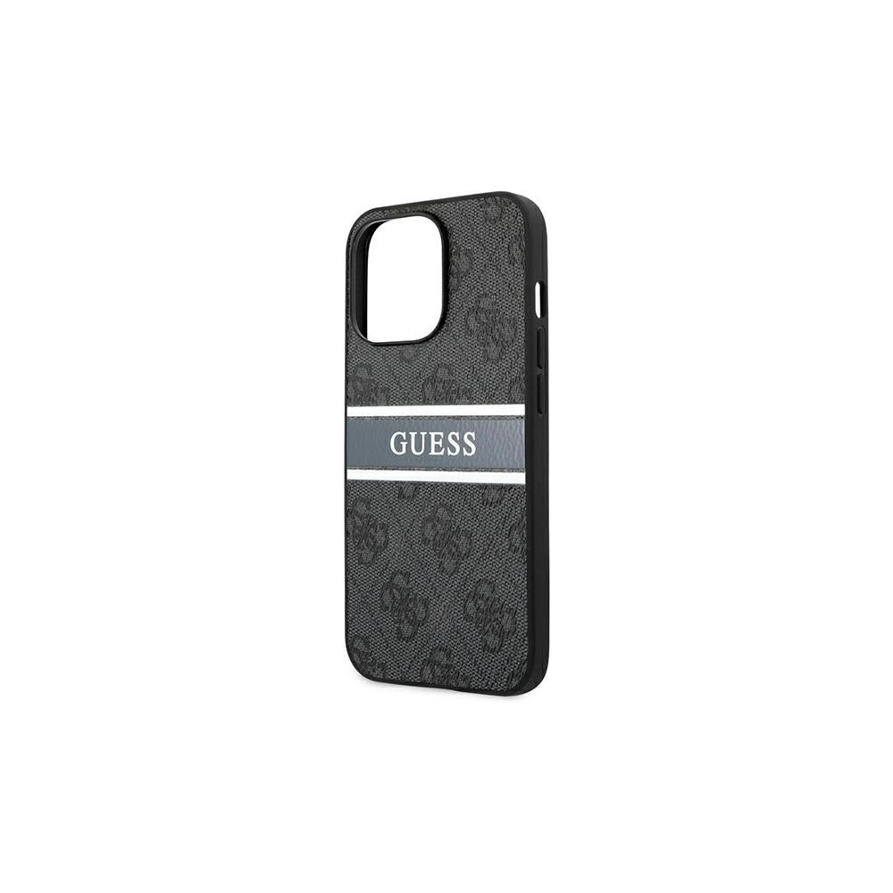 Hurtownia GSM - Etui Guess GUHCP13L4GDGR Apple iPhone 13 Pro szary/grey hardcase 4G Stripe - GUE1296GRY - {ean13} - Hurt
