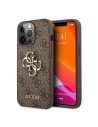 Etui Guess GUHCP13L4GMGBR Apple iPhone 13 Pro brązowy/brown hardcase 4G Big Metal Logo