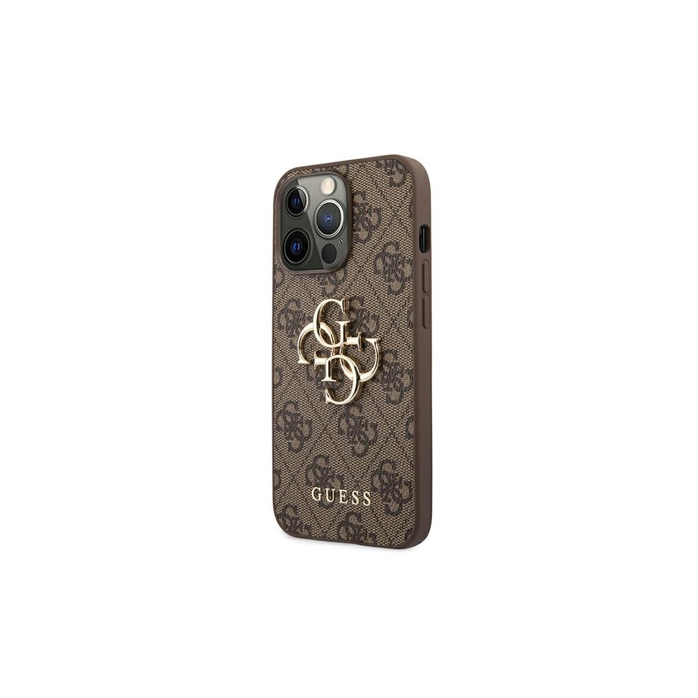 Hurtownia GSM - Etui Guess GUHCP13L4GMGBR Apple iPhone 13 Pro brązowy/brown hardcase 4G Big Metal Logo - GUE1297BR - {ean13} - Hurt