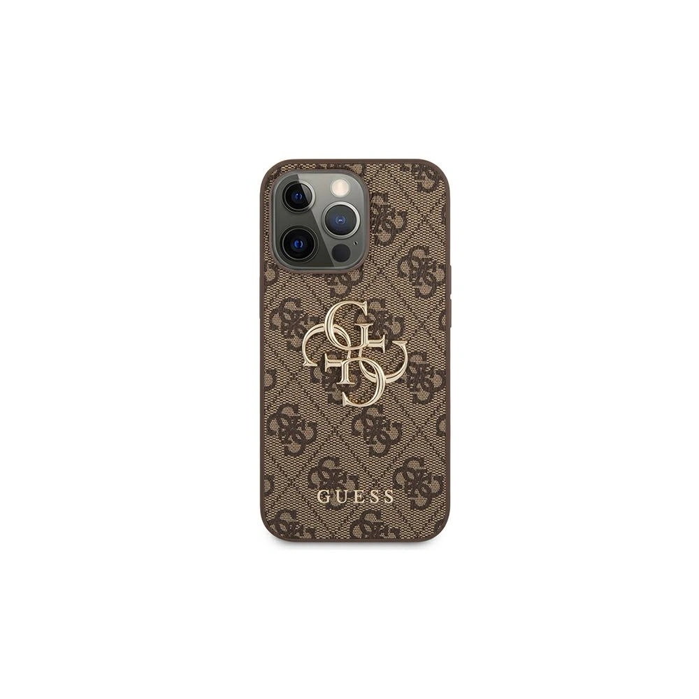 Hurtownia GSM - Etui Guess GUHCP13L4GMGBR Apple iPhone 13 Pro brązowy/brown hardcase 4G Big Metal Logo - GUE1297BR - {ean13} - Hurt