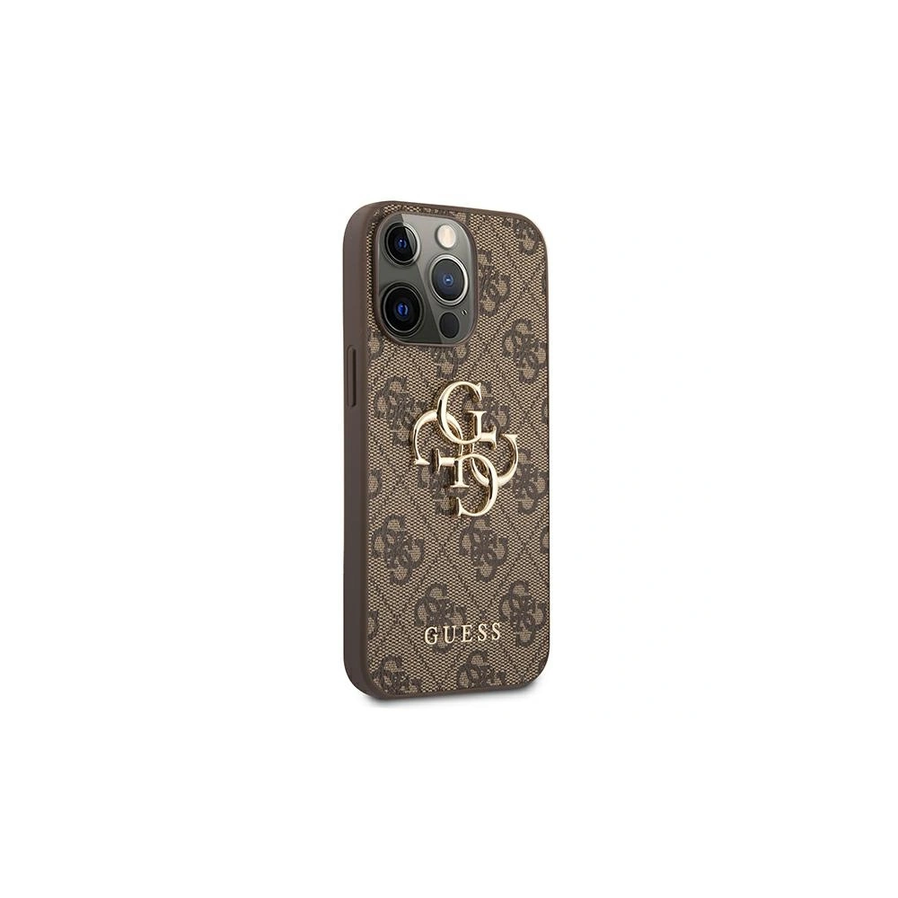 Hurtownia GSM - Etui Guess GUHCP13L4GMGBR Apple iPhone 13 Pro brązowy/brown hardcase 4G Big Metal Logo - GUE1297BR - {ean13} - Hurt