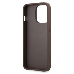 Etui Guess GUHCP13L4GMGBR Apple iPhone 13 Pro hnědý/brown hardcase 4G Big Metal Logo