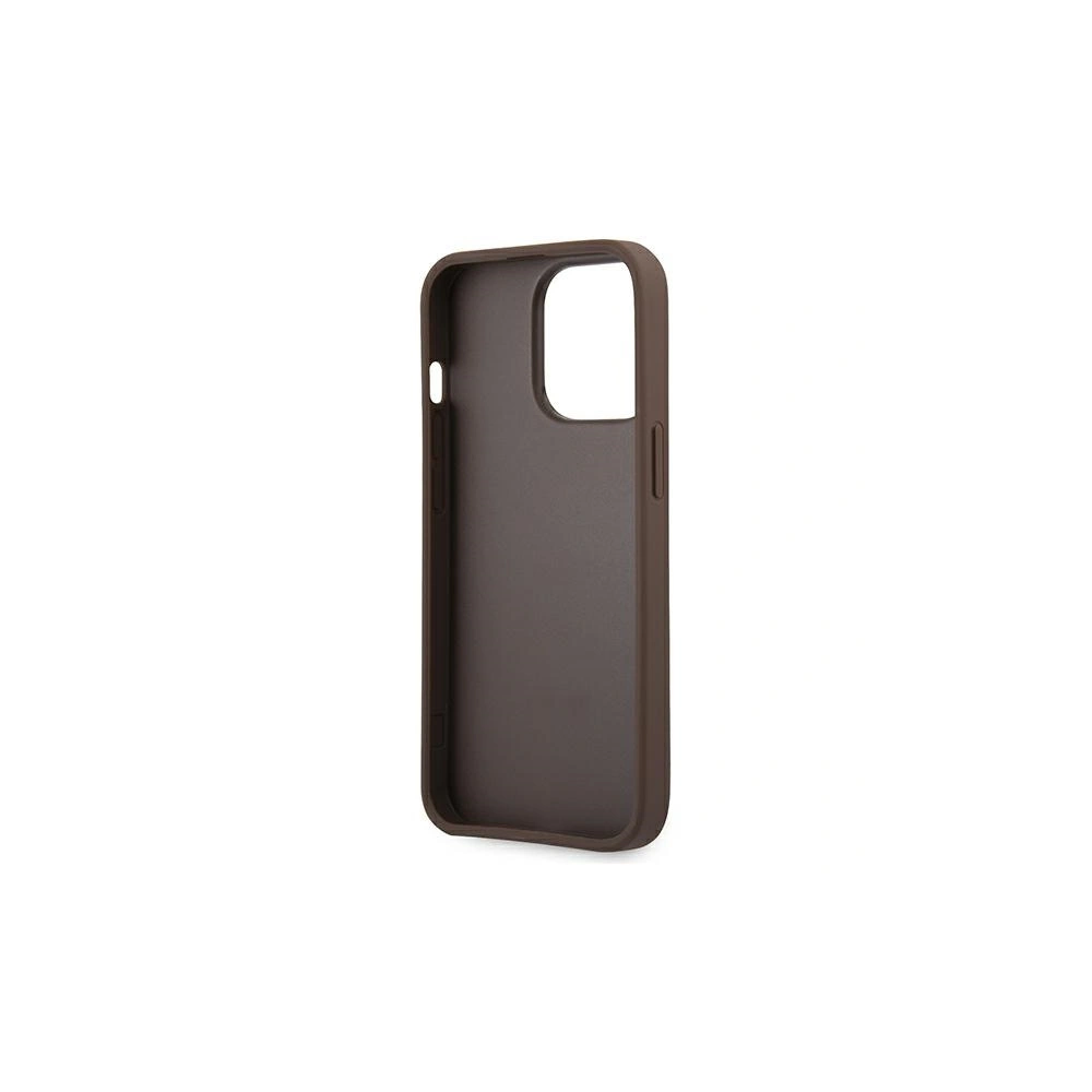 Hurtownia GSM - Etui Guess GUHCP13L4GMGBR Apple iPhone 13 Pro brązowy/brown hardcase 4G Big Metal Logo - GUE1297BR - {ean13} - Hurt